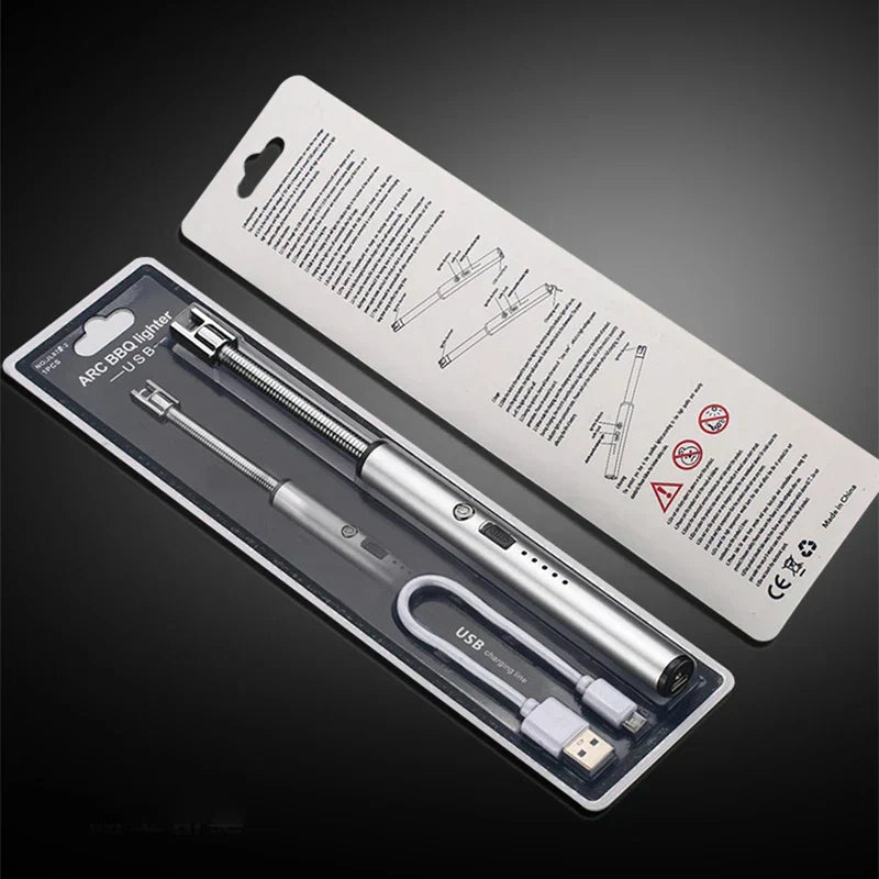 Metal House Electric Arc Lighter USB chargeable