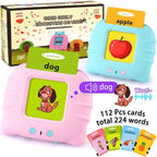 Talking Flash Cards Educational Toy Learn English Words (random Color )