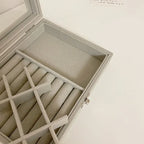 Jewelry Display Box Tray Holder Storage Box Organizer Earrings Bracelet Showcase